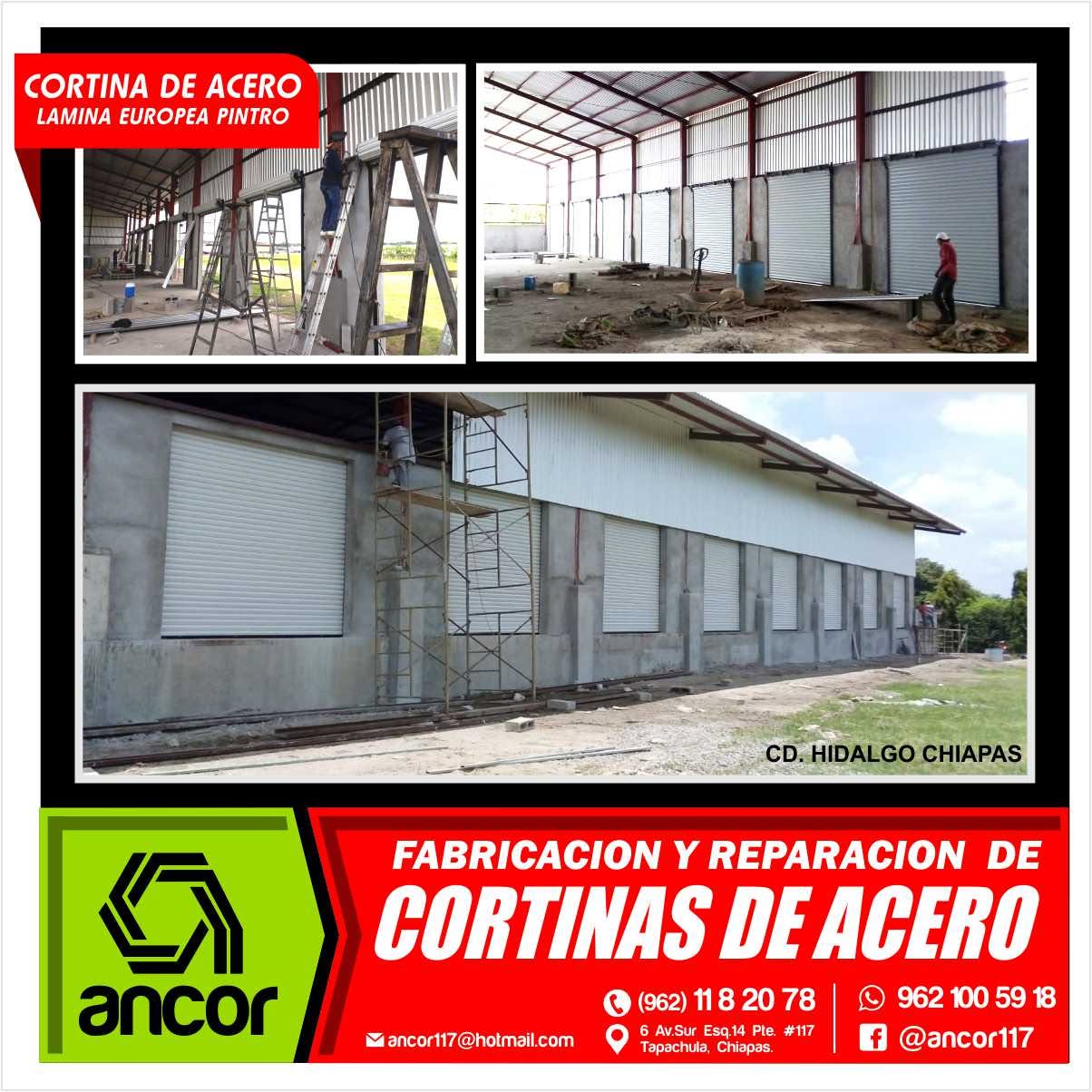 Trabajo de cortinas de acero Ancor 10