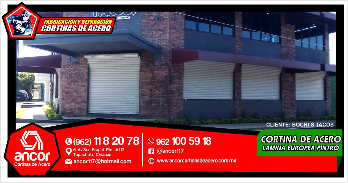 Trabajo de cortinas de acero Ancor 11