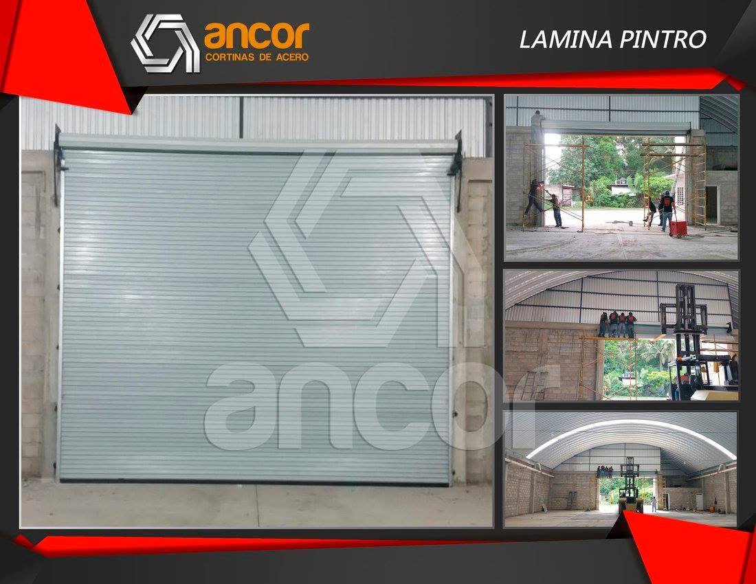 Trabajo de cortinas de acero Ancor 16