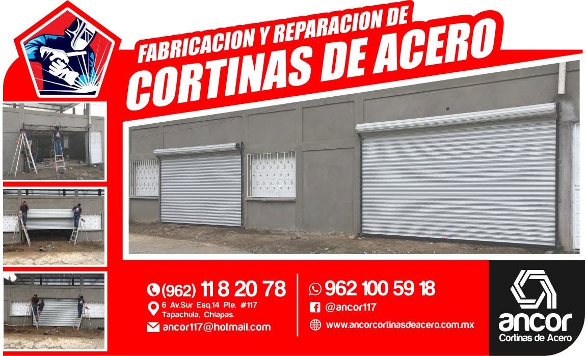 Trabajo de cortinas de acero Ancor 6