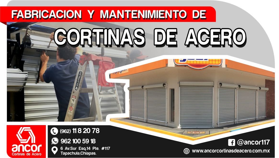 Trabajo de cortinas de acero Ancor 7
